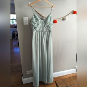 Sorella Vita Sage Green Bridesmaid Dress Size 12